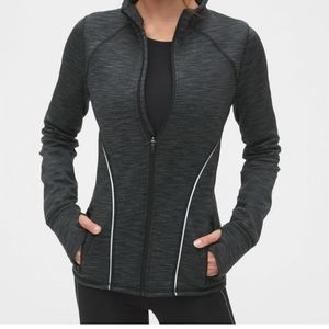 GapFit Orbit Fleece Full-Zip Mockneck Jacket